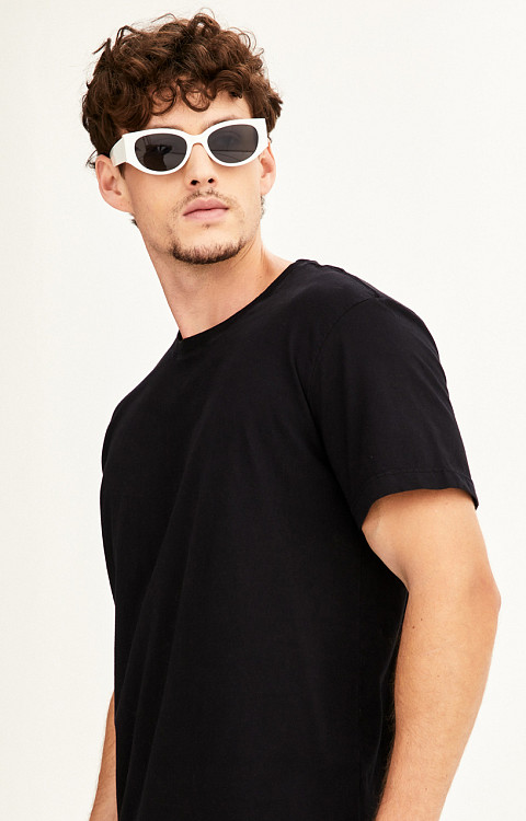 Camiseta Lisa de Algodão Sustentável Premium Masculina