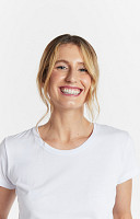 CAMISETA BABY LOOK LISA DE ALGODÃO NACIONAL FEMININA